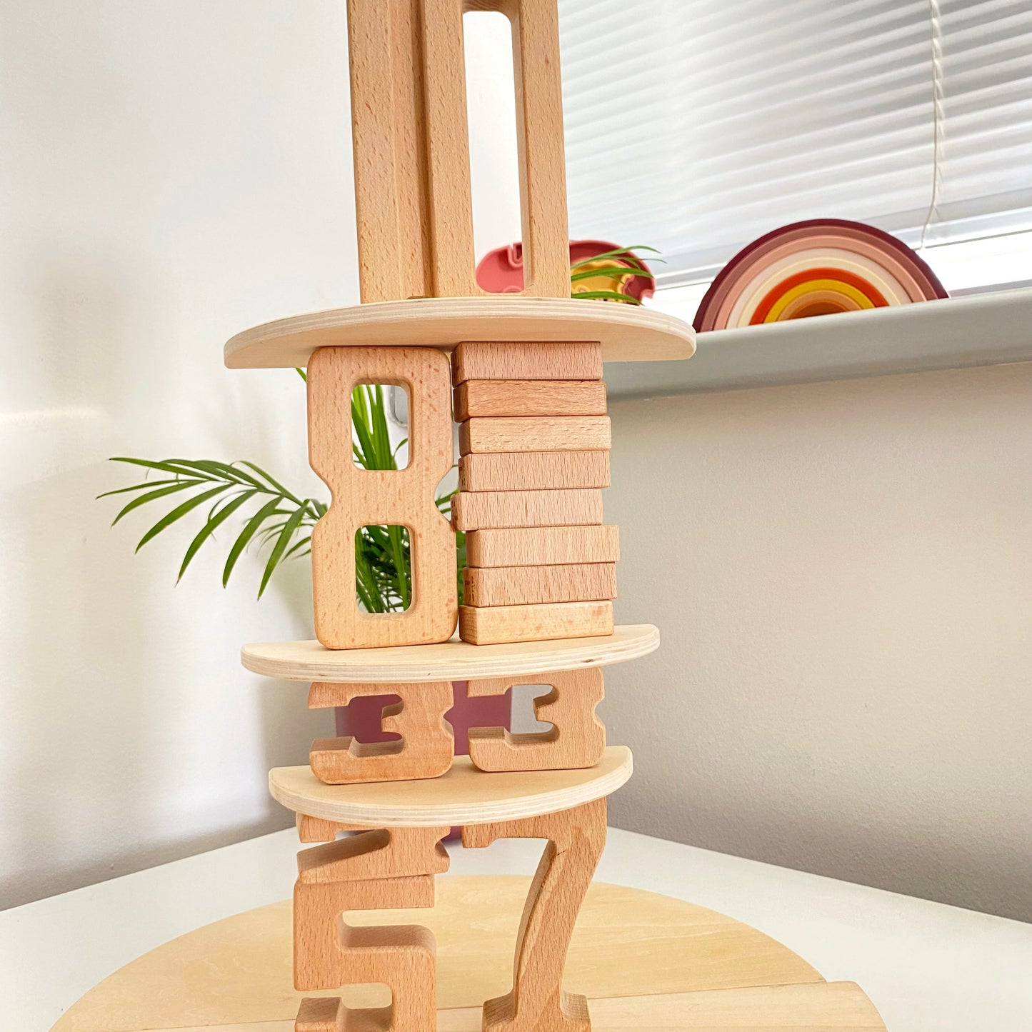 Number blocks (woodie numbers)