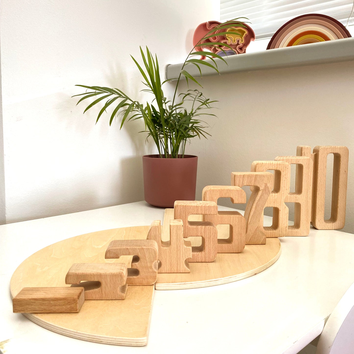 Number blocks (woodie numbers)