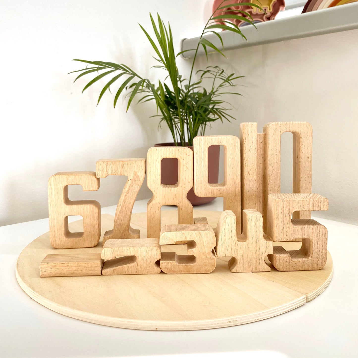 Number blocks (woodie numbers)