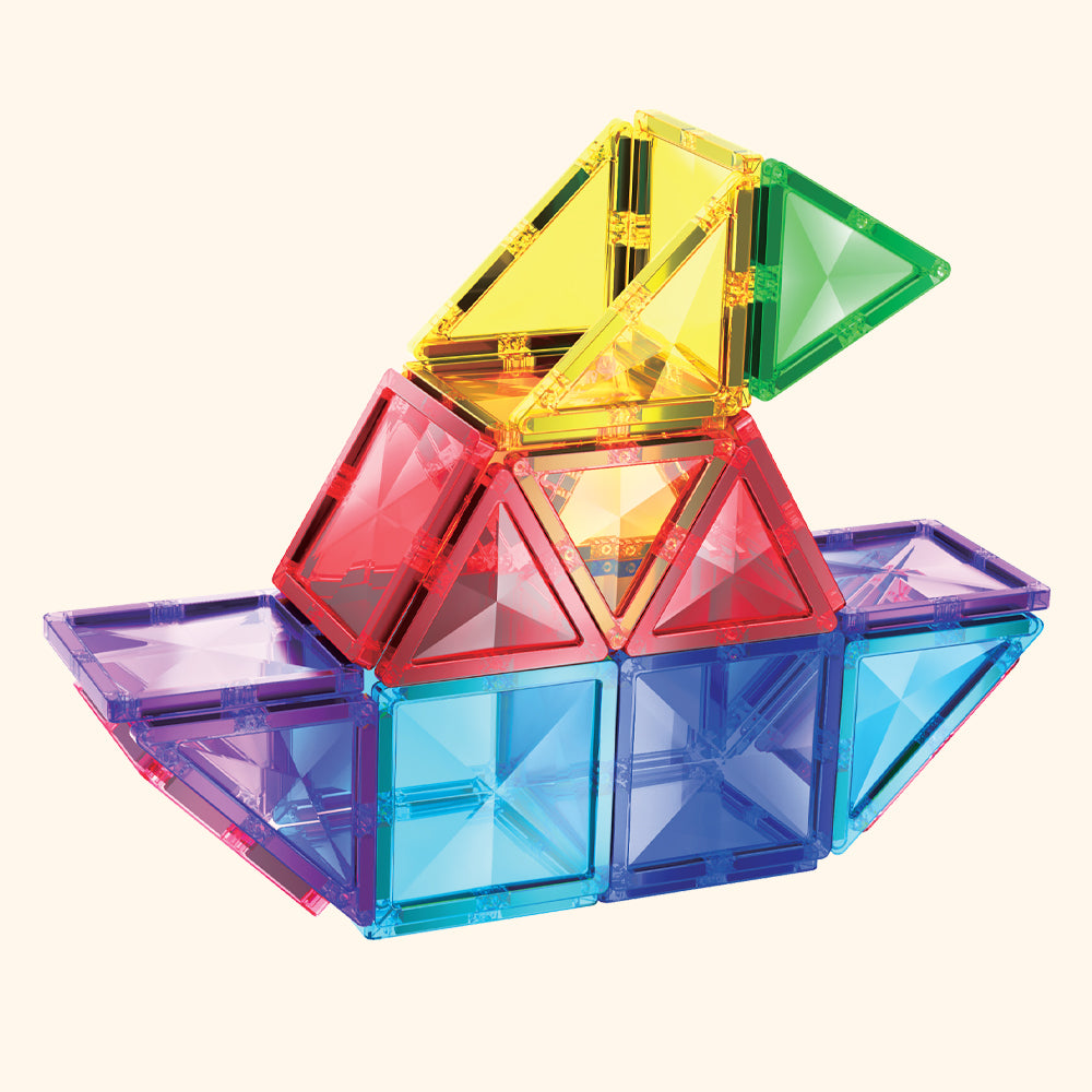 Magnetic buidling set COLORMAG 60pcs - classic