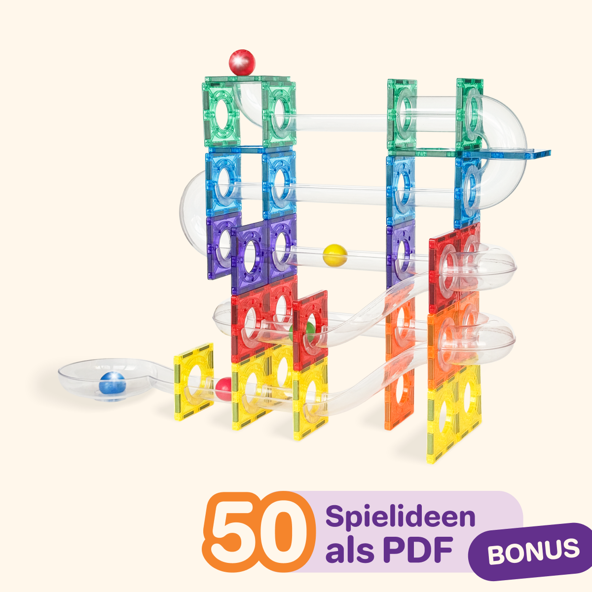 COLORMAG TUBES Magnetic building set