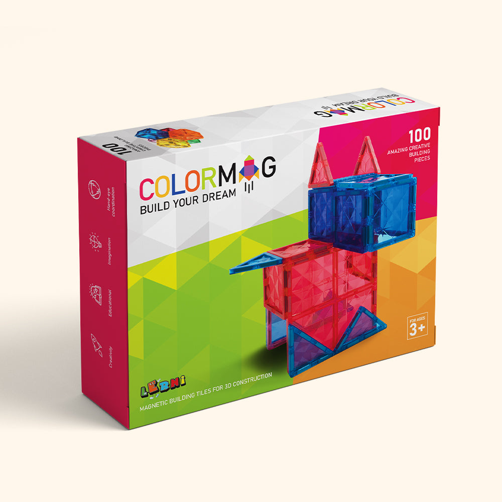 COLORMAG magnetic building set 100 pcs