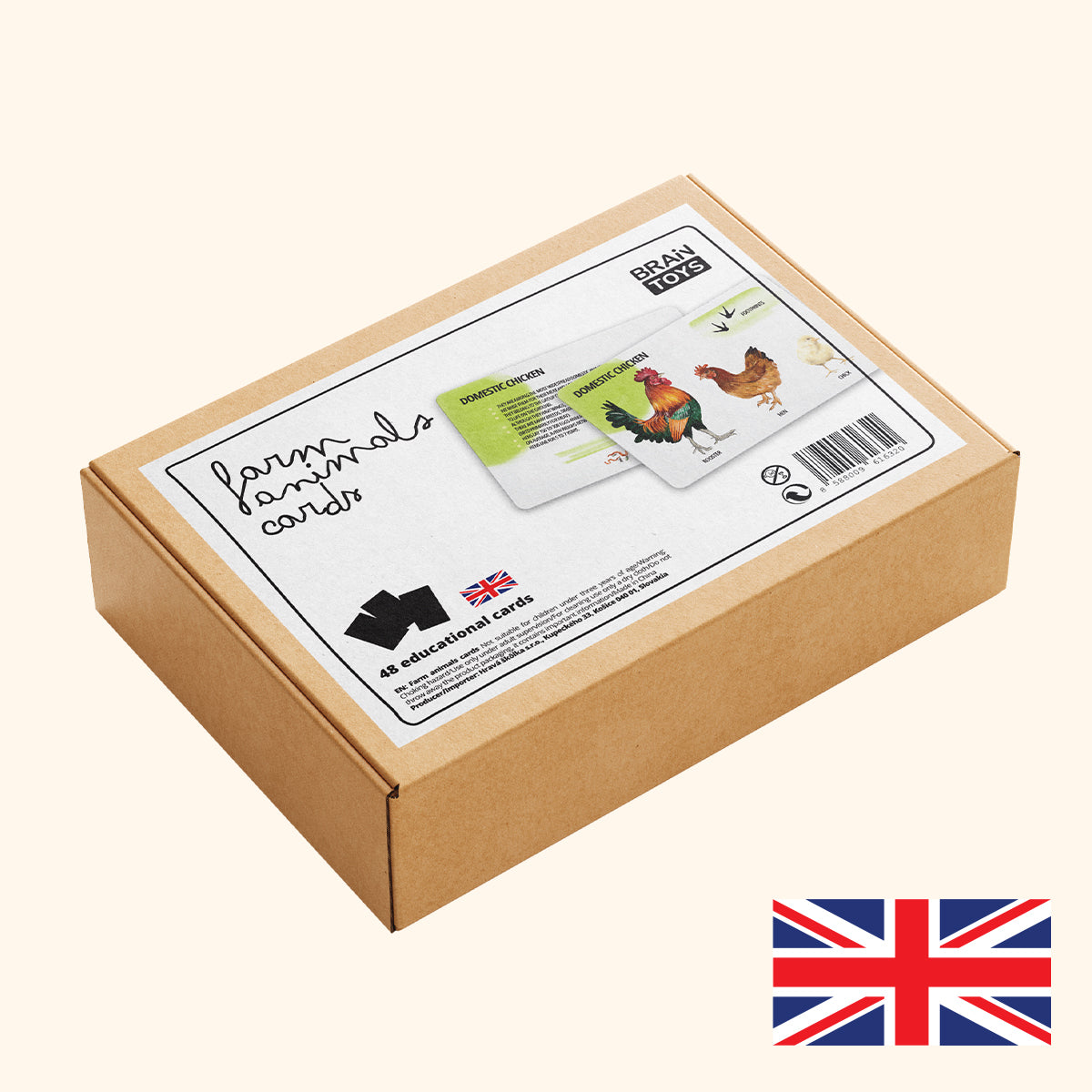 Educational Card Set: Farm Animals