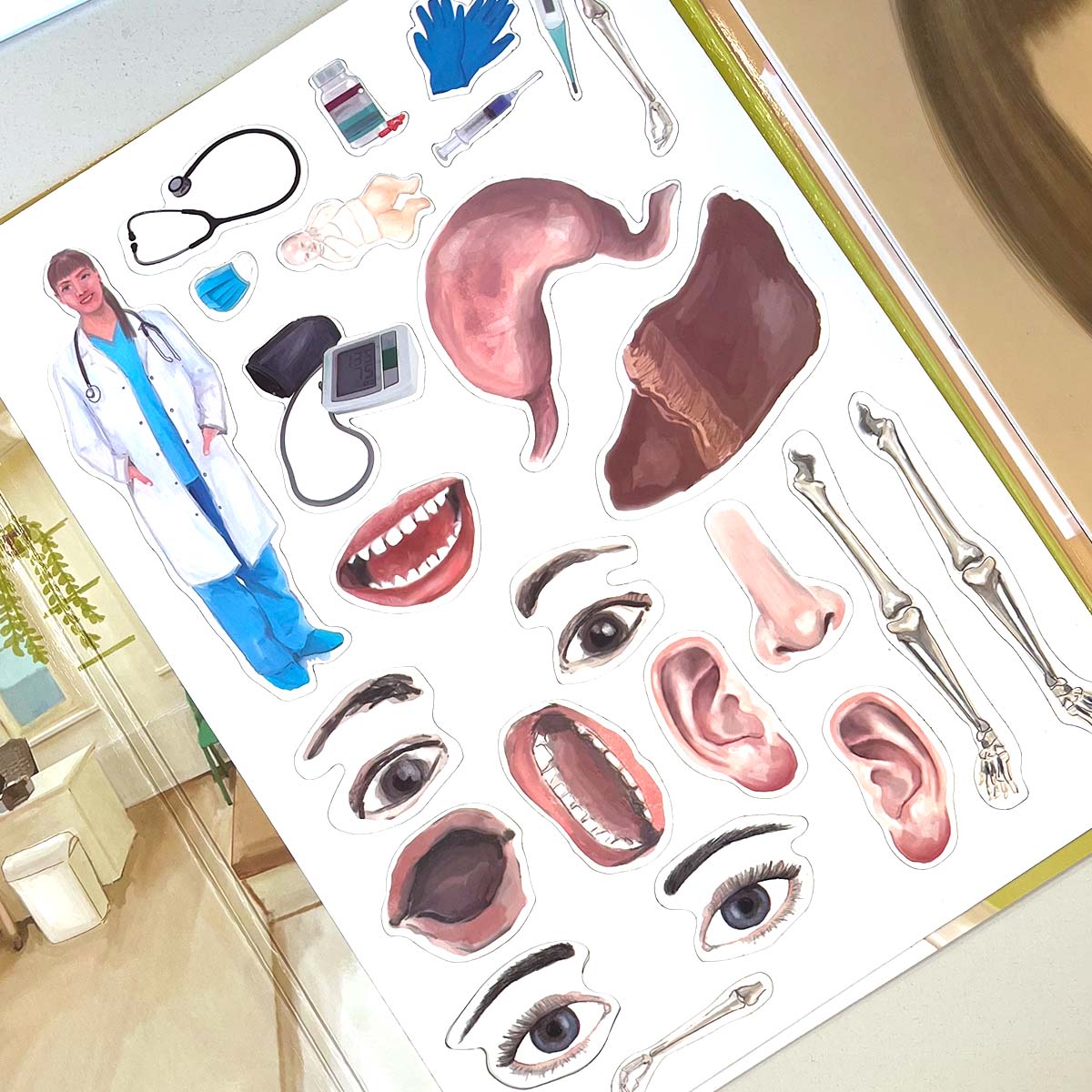 MAGBOOK - magnetic book- Human body