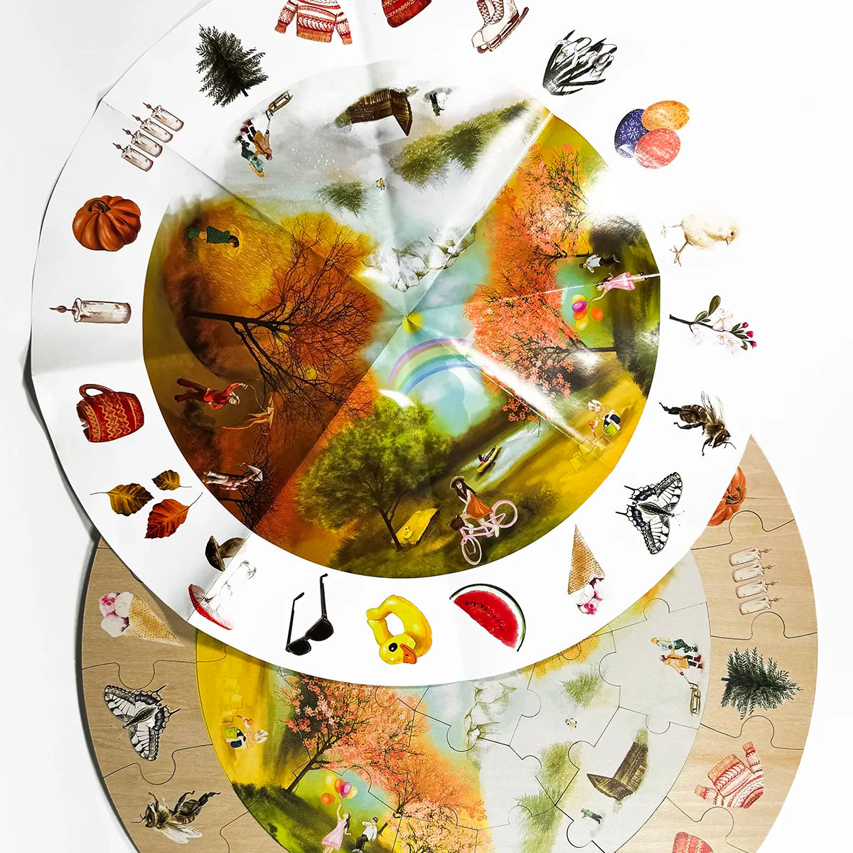 Four seasons Floor Puzzle