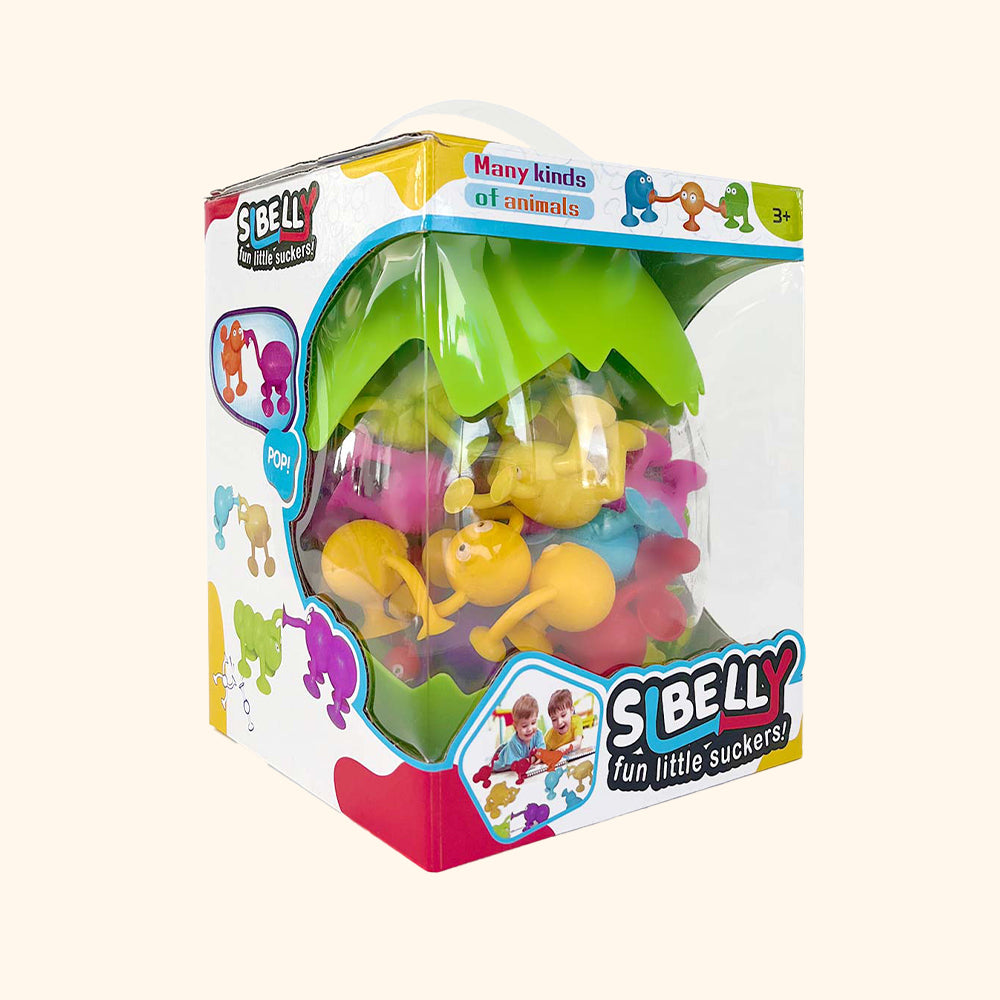Suction cup animals 36 pcs - UNBOXED with 30% off