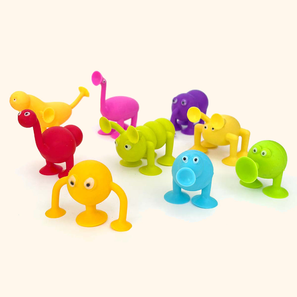 Suction cup animals 36 pcs - UNBOXED with 30% off