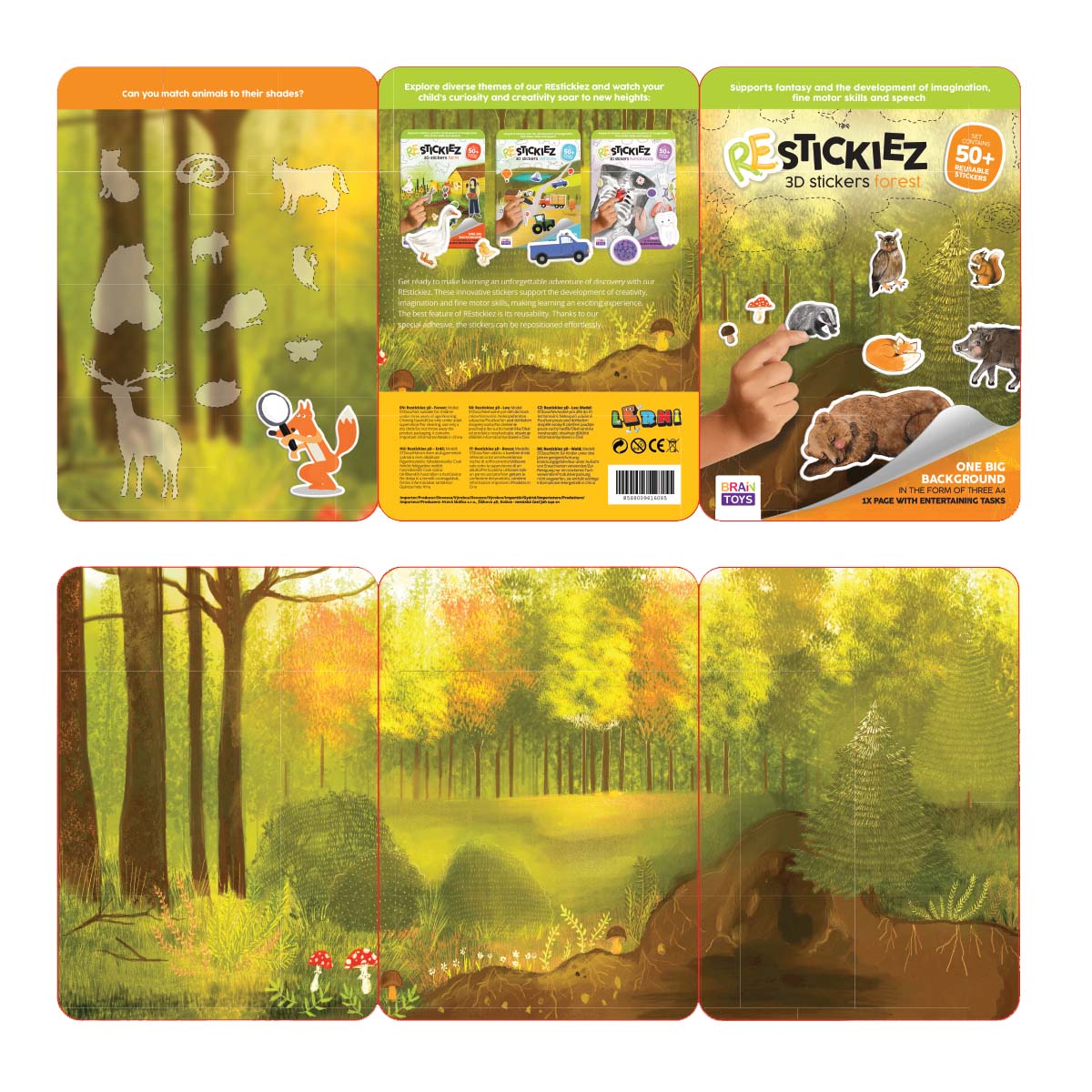 3D REstickiez - Forest