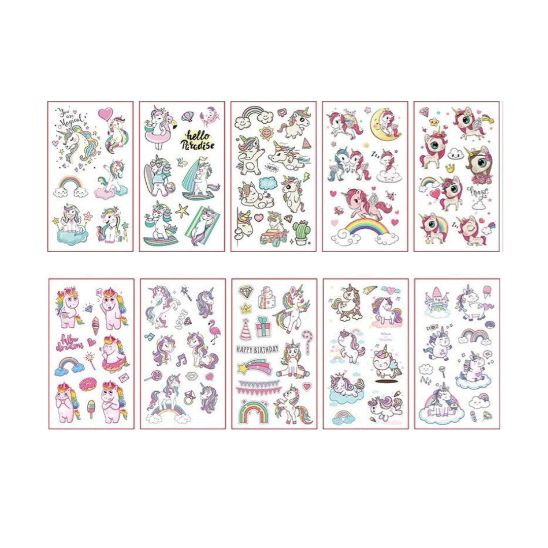 Temporary tattoos - Magical unicorn