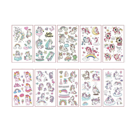 Temporary tattoos - Magical unicorn