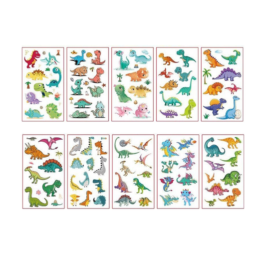 Temporary tattoos - Dinosaurs
