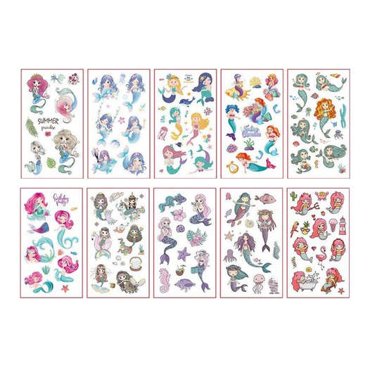 Temporary tattoos - Mermaids