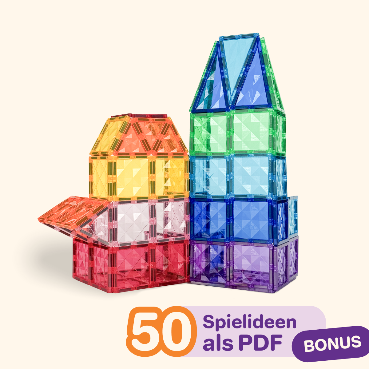 COLORMAG magnetic building set 100 pcs