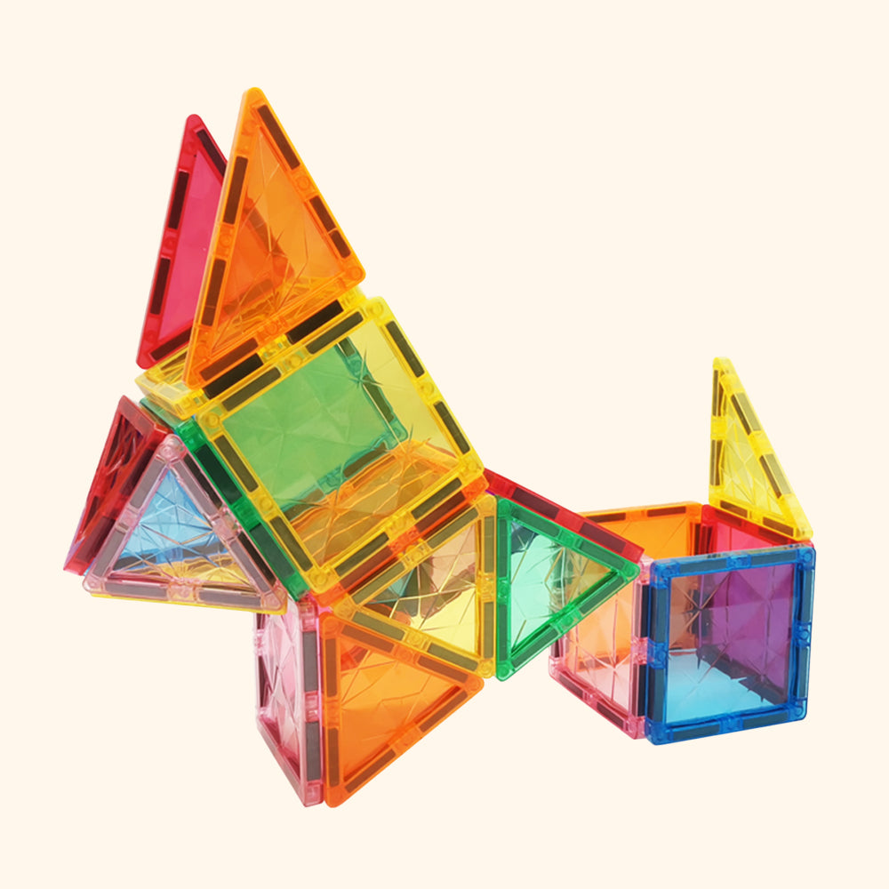 Magnetic buidling set COLORMAG 60pcs - classic