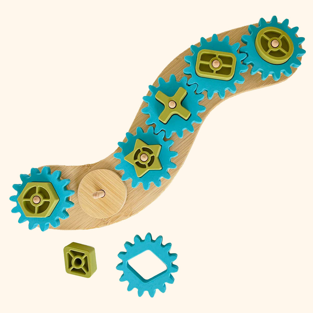 Silicone Caterpillar gear toy