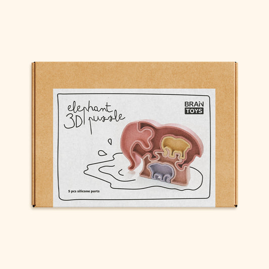 Silicone Elephant 3D puzzle