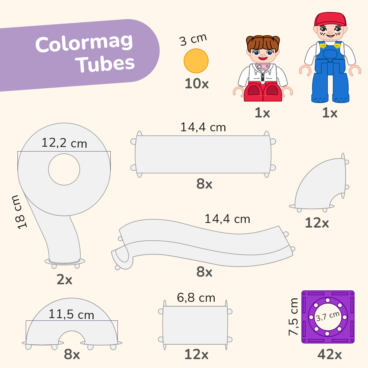 Colormag Tubes