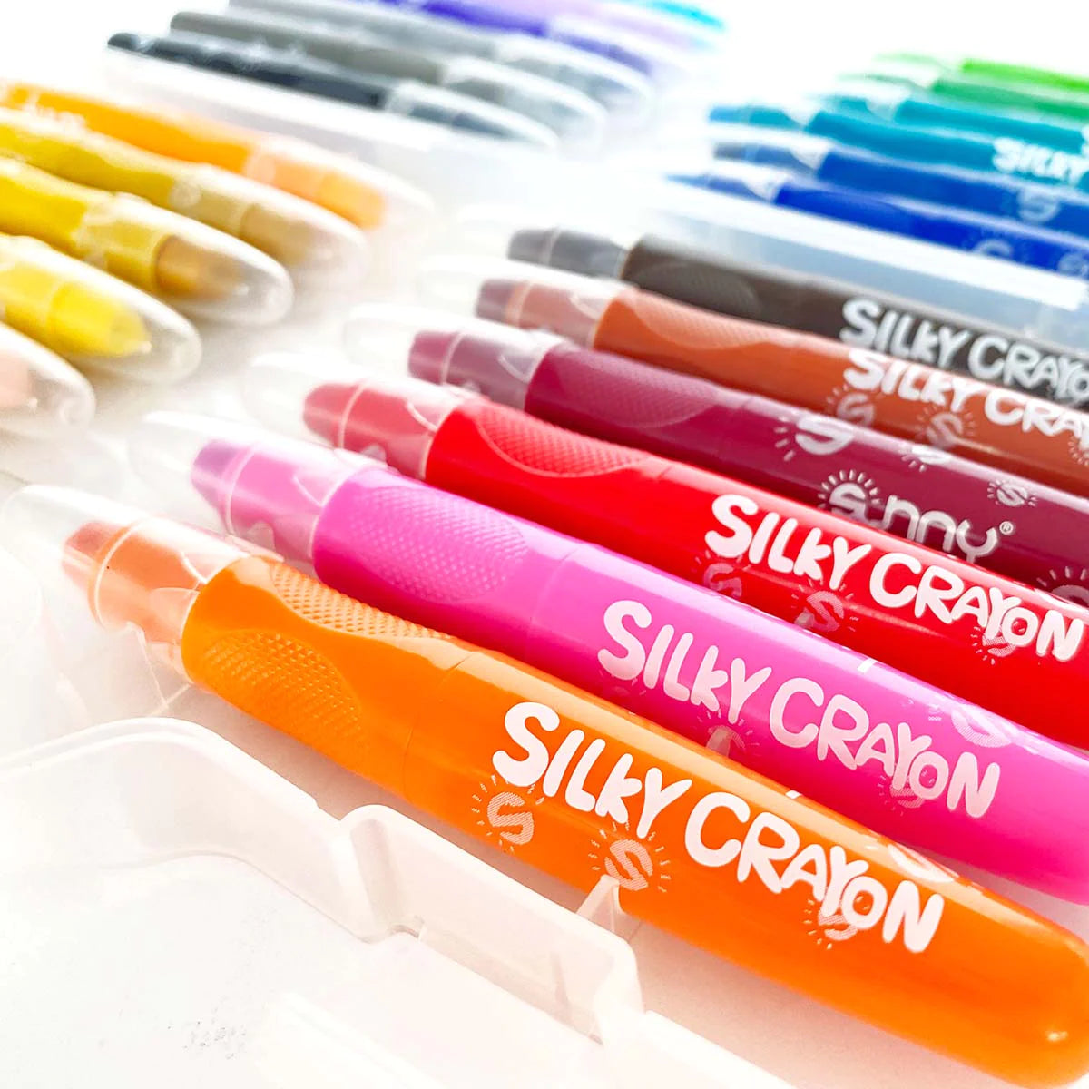 Wax crayons Silky crayons