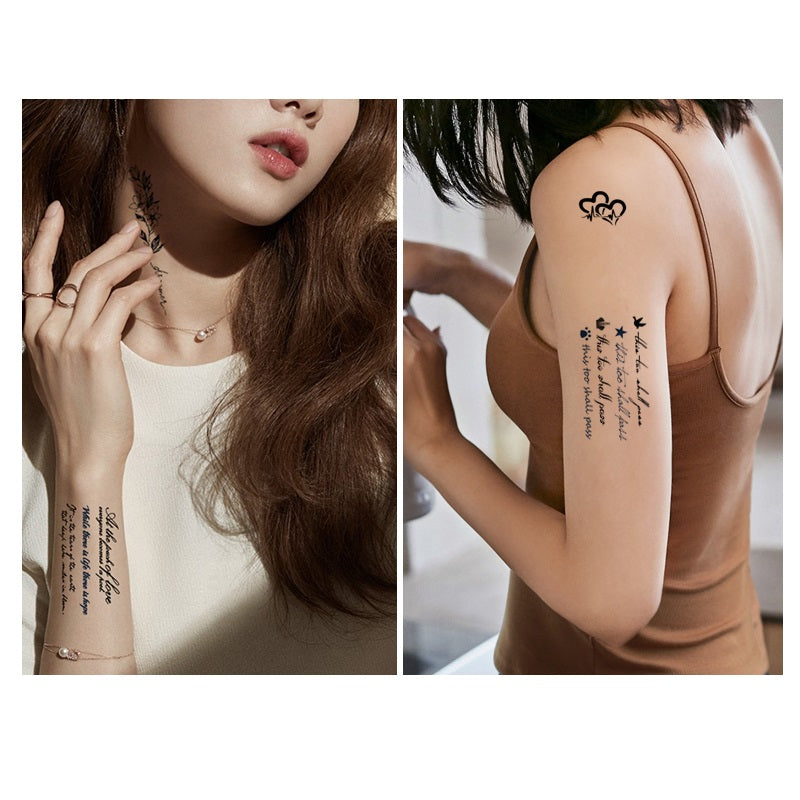 Temporary tattoos - Boohoo style