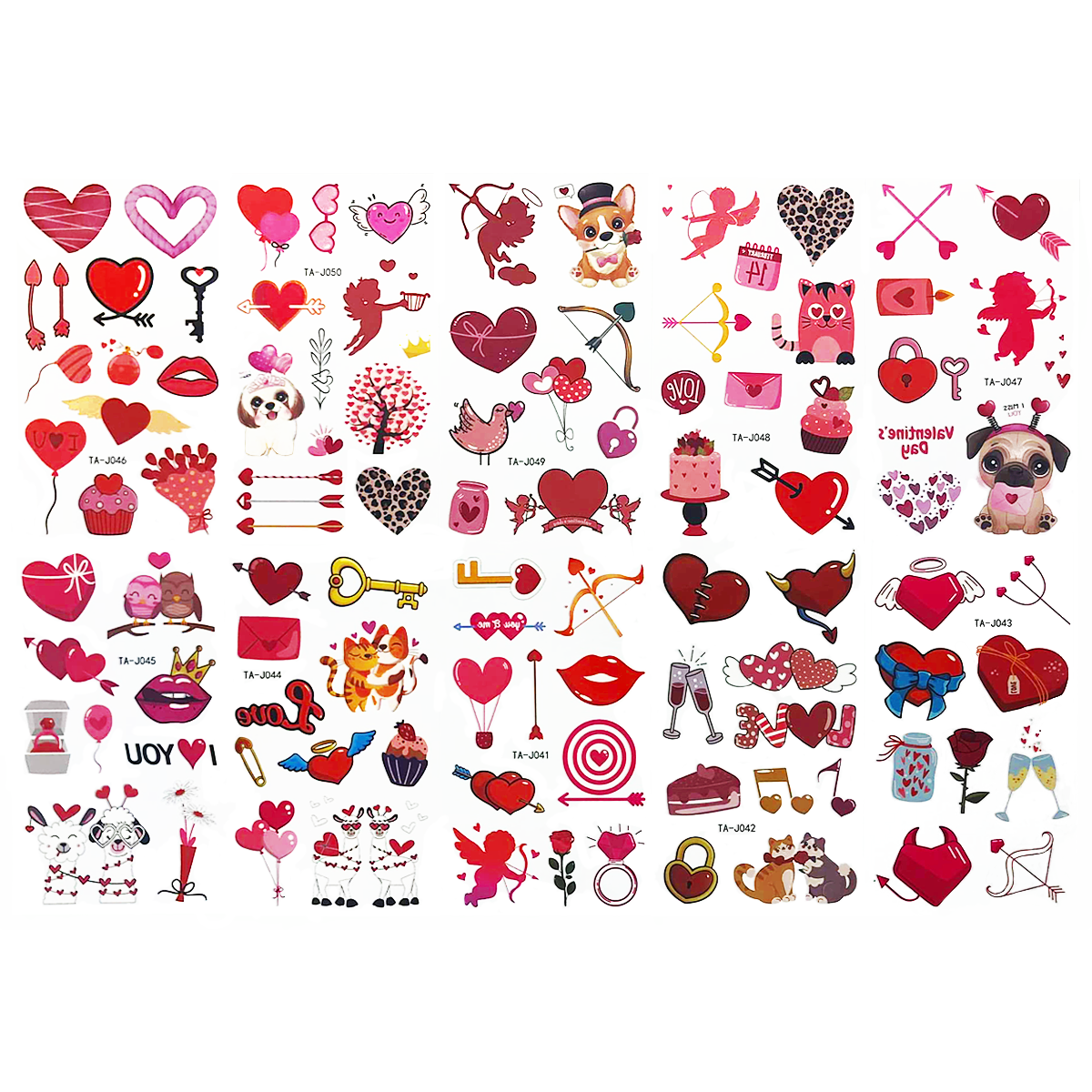 Temporary tattoos - Valentine's Day