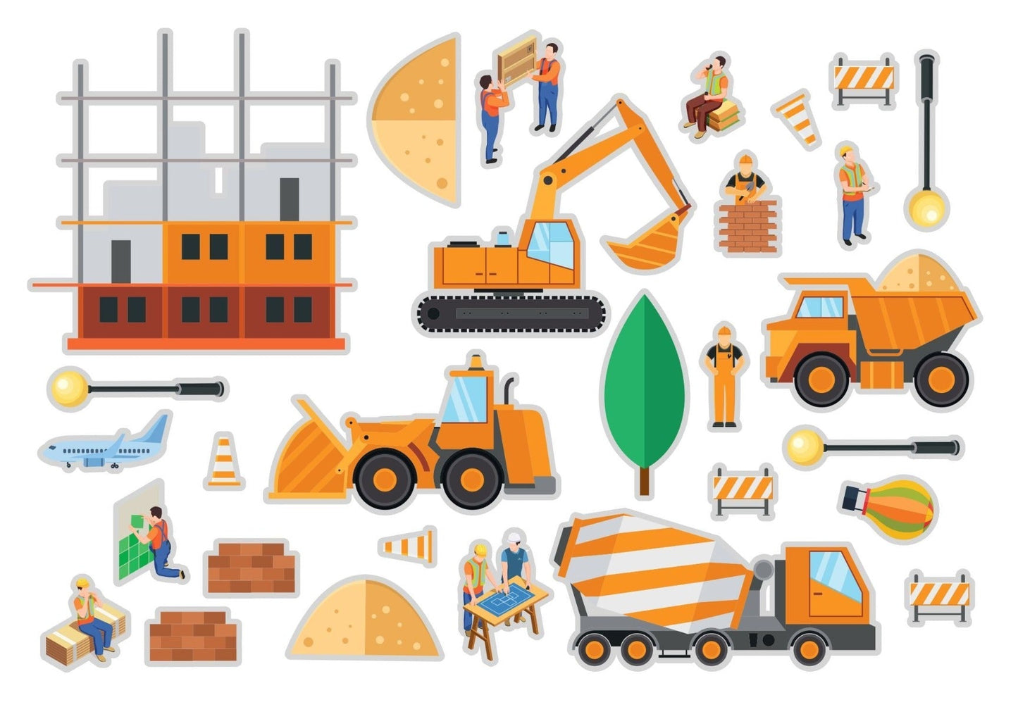Reusable sticker book - Vehicles
