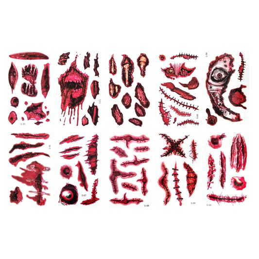 Temporary tattoos - Bloody Halloween