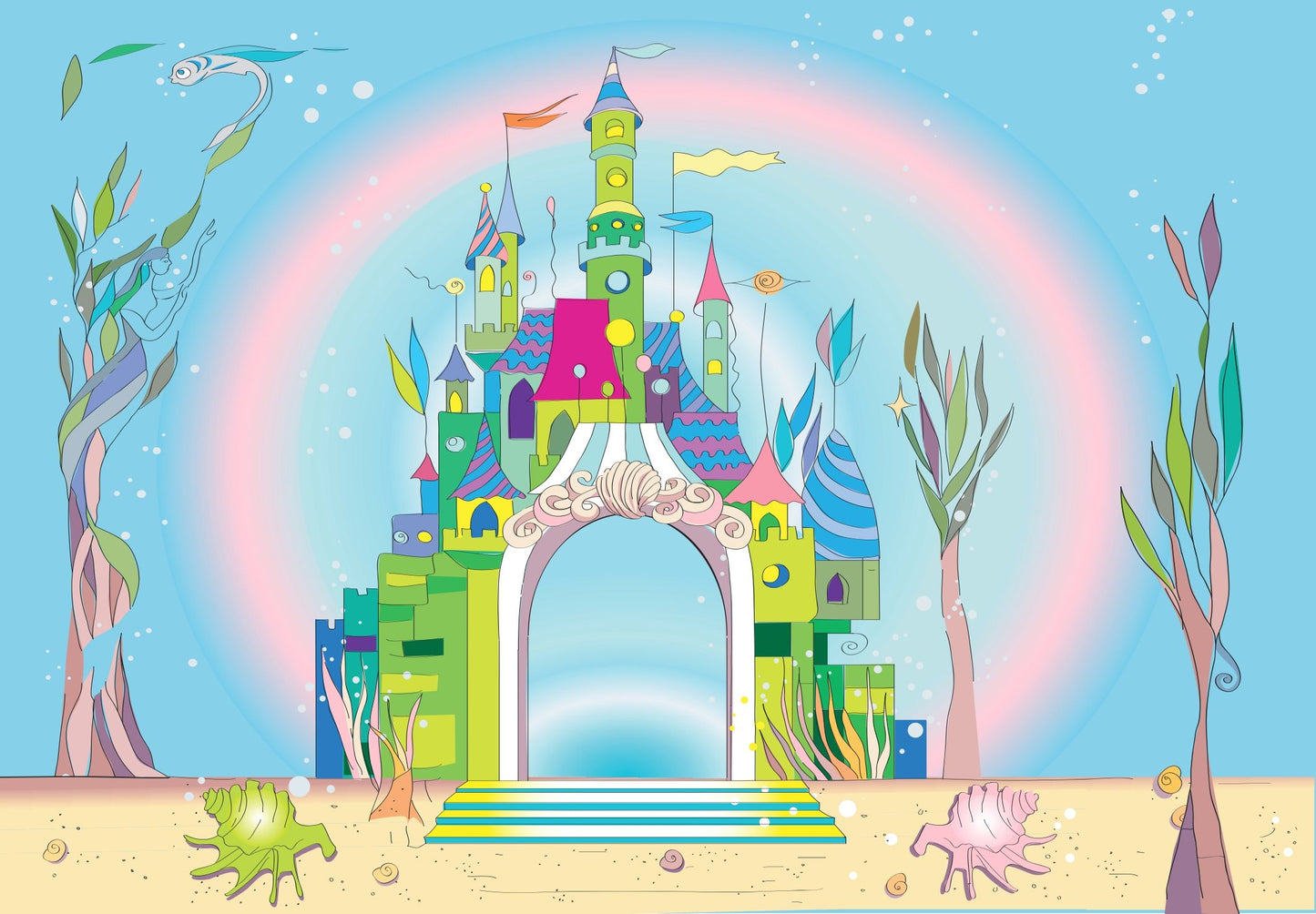 Reusable sticker book - Princess