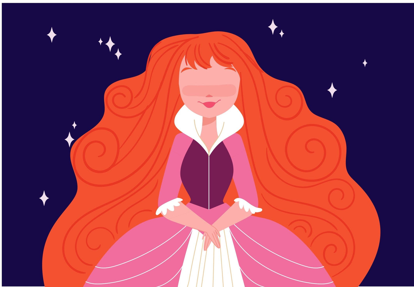 Reusable sticker book - Princess