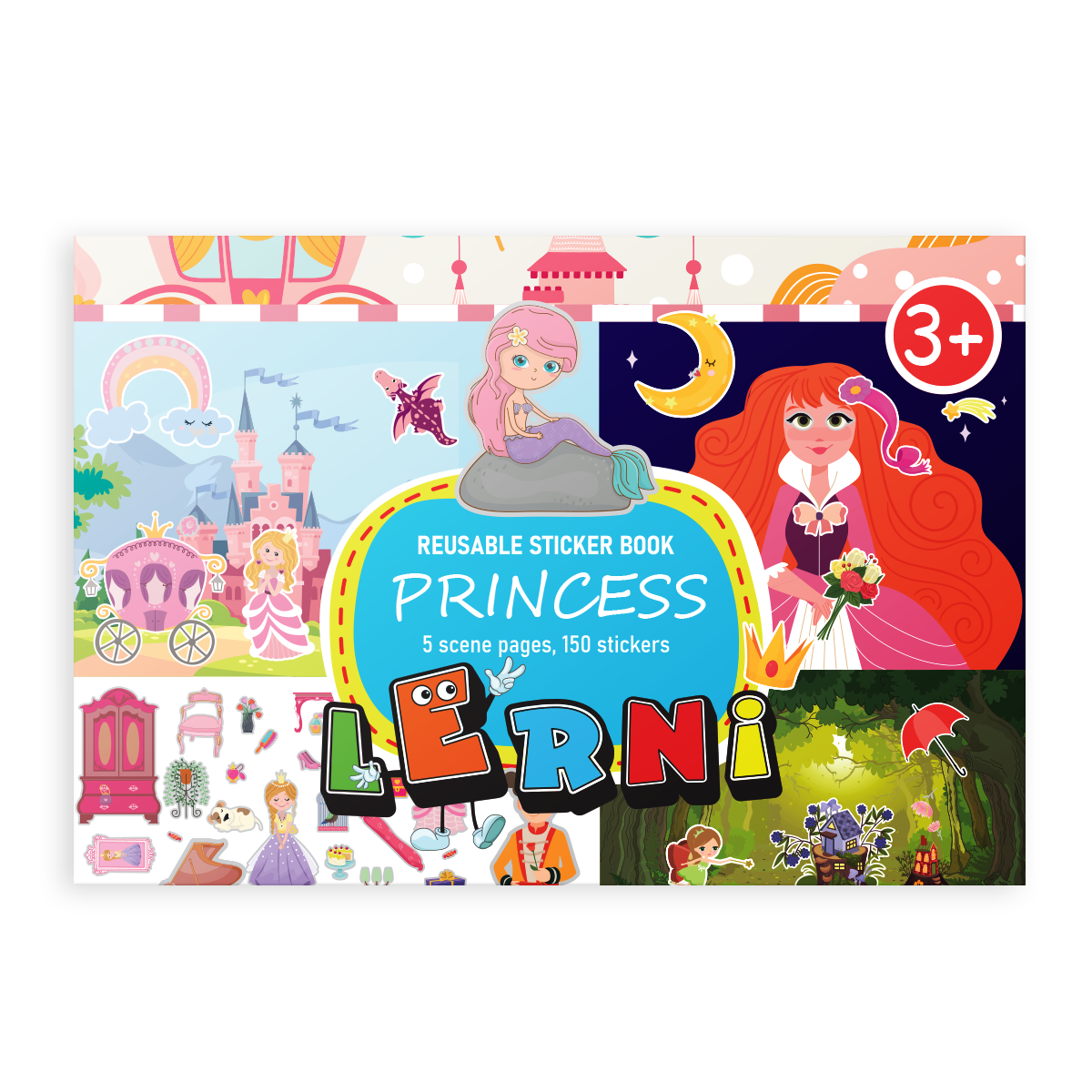 Reusable sticker book - Princess
